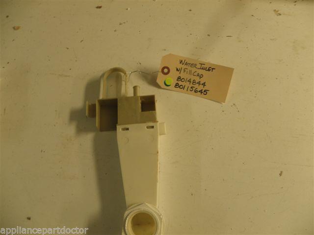 FRIDGIDAIRE DISHWASHER 8014844 8015645 WATER INLET W/FILL CAP USED PART ASSEMBLY FRIDGIDAIRE DISHWASHER 8014844 8015645 WATER INLET W/FILL CAP USED PART ASSEMBLY